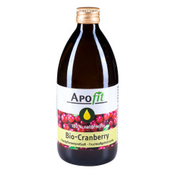 APOfit Bio Cranberry Frischpflanzenpreßsaft 500ml 