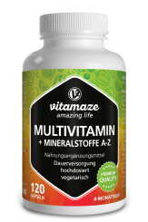 Multivitamin + Mineralien A-Z Hochdosiert Kapseln 