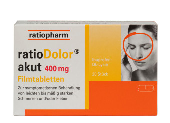 ratioDolor akut® 400 mg 20 Stück 