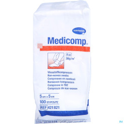 Medicomp unsteril 4fach 5x5cm 