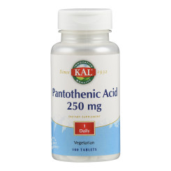 Supplementa Pantothensäure (Vitamin B5) 250 mg Tabletten 
