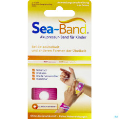Sea-Band Akupressurband Kinder, Pink 2Stück 