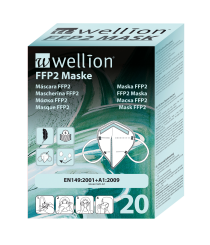 WELLMASK003 Wellion FFP2 Maske (20Stk pro Packung) 