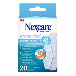 Nexcare™ Strong Hold Pain-free Removal Pflaster, assortiert, 20/Packung 