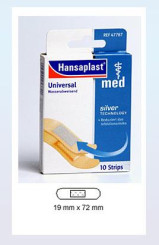 Hansaplast med Universal Strips 10 Stück 