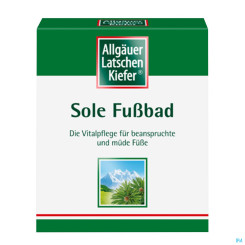 ALLGAEUER SOLE-FUSSBAD 10X10 100G 
