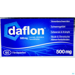 DAFLON FTBL 500MG 60ST 
