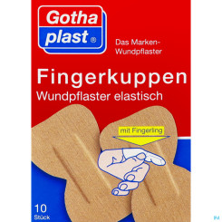 GOTHAPLAST WUNDPFL FINGKUPP 10ST 