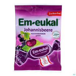 Em-eukal Bonbons zuckerfrei Johannisbeere 75g 