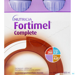 FORTIMEL COMPL 200 SCHOKO 4ST 