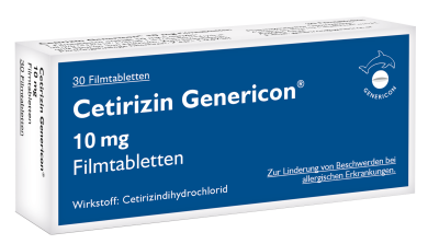 Cetirizin Genericon® 10 mg Filmtabletten 