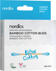 Nordics Bio Kosmetikstächen Bambus Blau 