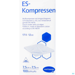 ES-Kompressen unsteril 12fach 7,5x7,5cm 