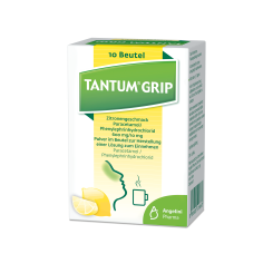 Tantum® Grip Zitronengeschmack Paracetamol/Phenylephrinhydrochlorid 600 mg/10 mg Pulver im Beutel zur Herstellung einer Lösung zum Einnehmen 