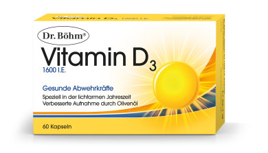 Dr. Böhm<sup>®</sup> Vitamin D3 1600 I.E. Kapseln 