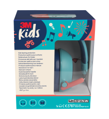 3M™Gehörschutz für Kinder mit Gehörschutz, türkis (87-98 dB) 