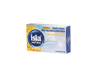 isla med akut Zitrus-Honig Halspastillen 20 Stück 