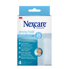 Nexcare™ Strong Hold Pain-free Removal Pflaster, 76.2 mm x 101 mm, 4/Packung 