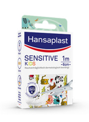 Hansaplast Sensitive Kids 1m x 6cm Tiere 