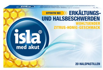 Isla Med akut Pastillen Zitrus-Honig 