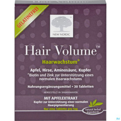 NEW NORDIC TBL HAIR VOLUME 30ST 