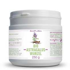 BIO Astragalus-Wurzel-Pulver 100% 250g 