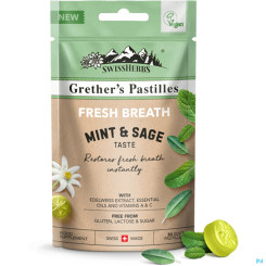 Swissherbs Grether’s Pastilles Fresh Breath Zuckerfrei 45g 