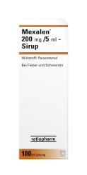 Mexalen Sirup 200 mg /5 ml 100ml 