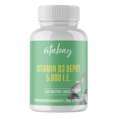 Vitabay Vitamin D3 Depot 5.000 I.E. Tabletten 