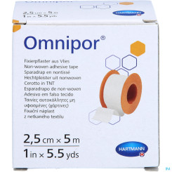 Omnipor Fixierpflaster 5mx 2,5cm 