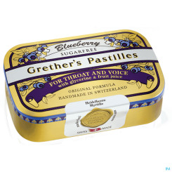 Grethers Pastilles Blueberry zuckerfrei 