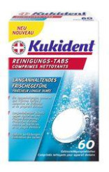 Kukident Reinigungs-Tabs Langanhaltende Frische 60 Stk. 