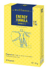 Wellness ENERGY FORMULA mit MAGNESIUM + B-Vitamine + Vitamin E 