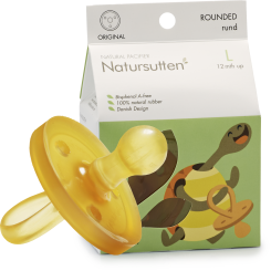 Bio Schnuller Rundschild Kirschform Größe L 