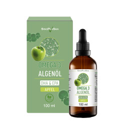 Omega-3 Algenöl DHA+EPA 100 ml APFEL 