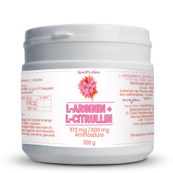 L-Arginin+ L-Citrullin Pulver 300 g 
