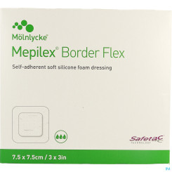 MEPILEX BORD FLEX 7,5X7,5 10ST 