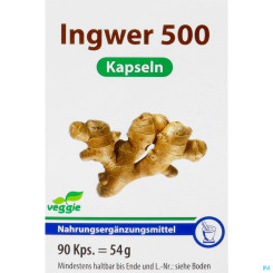 Ingwer Kapseln 500mg 90 Stück 