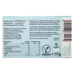 Birkengold Kaugummi Pfefferminze 