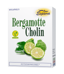 Espara Bergamotte-Cholin Kapseln 