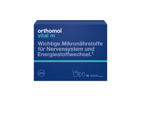 orthomol vital m Granulat Orangengeschmack 