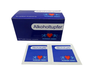 Alkoholtupfer 65 x 30mm, gefaltet 
