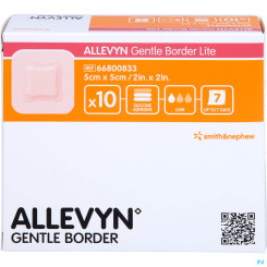 Allevyn Gentle Border Lite 5x5cm 