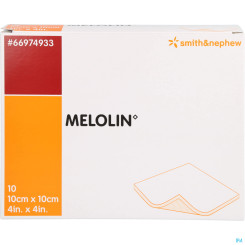 MELOLIN WUNDAUFL ST 10X10CM 10ST 