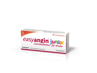 easyangin junior Lutschtabletten für Kinder 