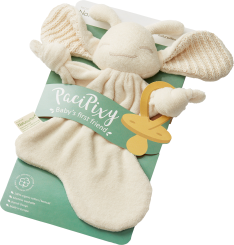 Bio Schnullerhalter / Tröster PaciPixy Natursutten 