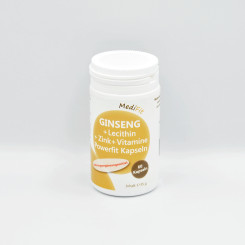 Ginseng + Lecithin + Zink + Vitamine Powerfit Kapseln 
