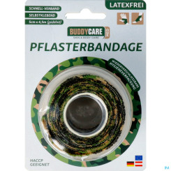 Buddycare Medizinischer Pflasterverband kohäsiv grün 