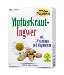 Espara Mutterkraut-Ingwer Kapseln 