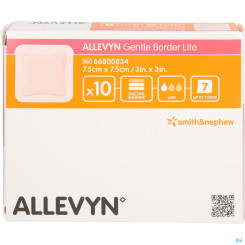 ALLEVYN GENTLE B.LITE7,5X7,5 10ST 
